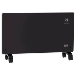 Arlec 2400W Black Grid Connect Glass Panel Heater