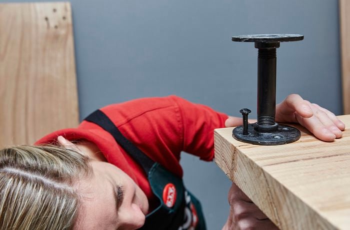DIY Step Image - D.I.Y. industrial wooden tv entertainment unit . Blob storage upload.