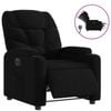 vidaXL Electric Recliner Chair Office Armchair Single Sofa Couch Black Fabric