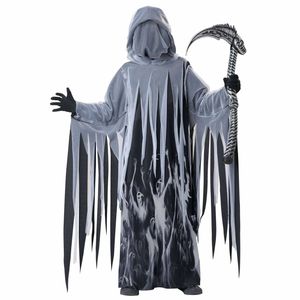 Soul Taker Grim Reaper Ghost Spirit Death Horror Halloween Boys Costume XL