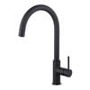 Mondella Resonance 25mm Matte Black Side Lever Dual Aerator Sink Mixer