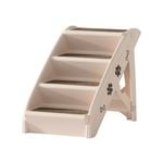 i.Pet Dog Ramp Steps Stairs Foldable Beige