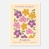 Galrie Vintage Floral Art Print from Paris Flower Market Botanical Archive No.6 Decor, Poster Only, A1 60 x 84cm (23 x 33inch)