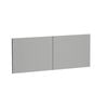 Kaboodle 950mm Oyster Modern Overhead Doors - 2 Pack