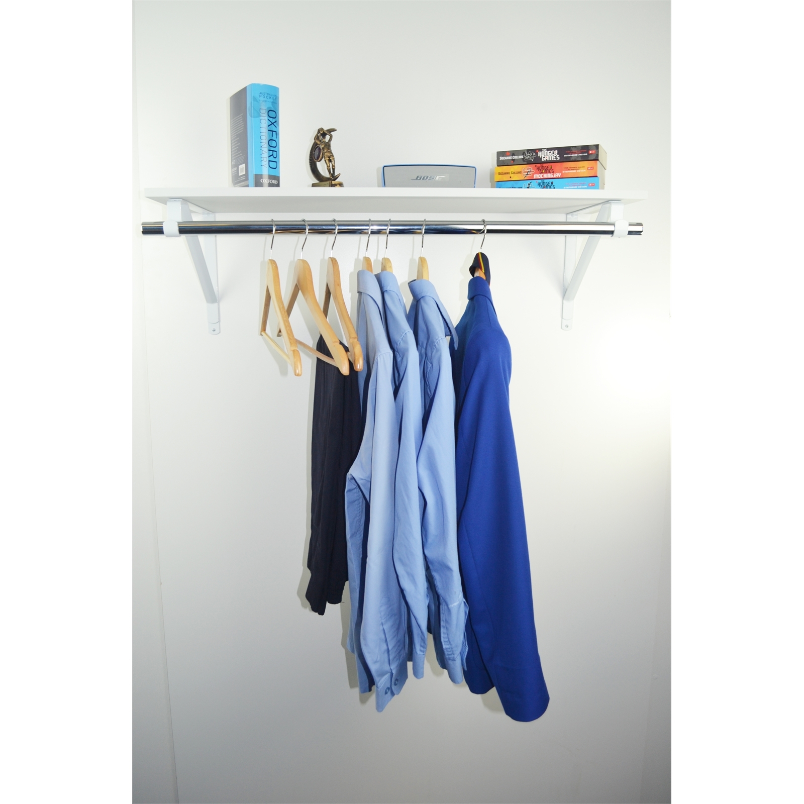 Wall mounted clothes rack bunnings sale