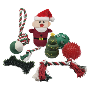 Happy Tails 8 piece Christmas Dog Toy Gift Pack