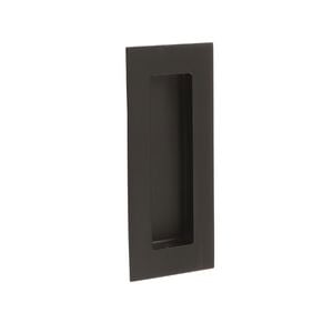 Lane 120mm Black Rectangle Flush Pull