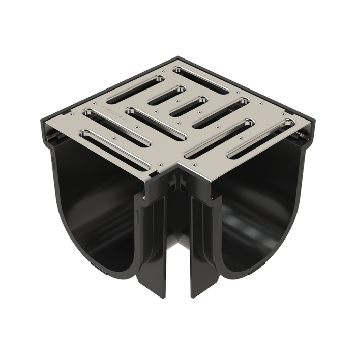 Everhard 100mm x 1m EasyDRAIN Style Corner Channel