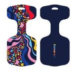 Immersa Large Kaleidoscope Deluxe Pool Saddle Noodle Float