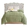 Anycozy Green Cashmere Blanket 180x220cm Thick Warm Quilt Comforter