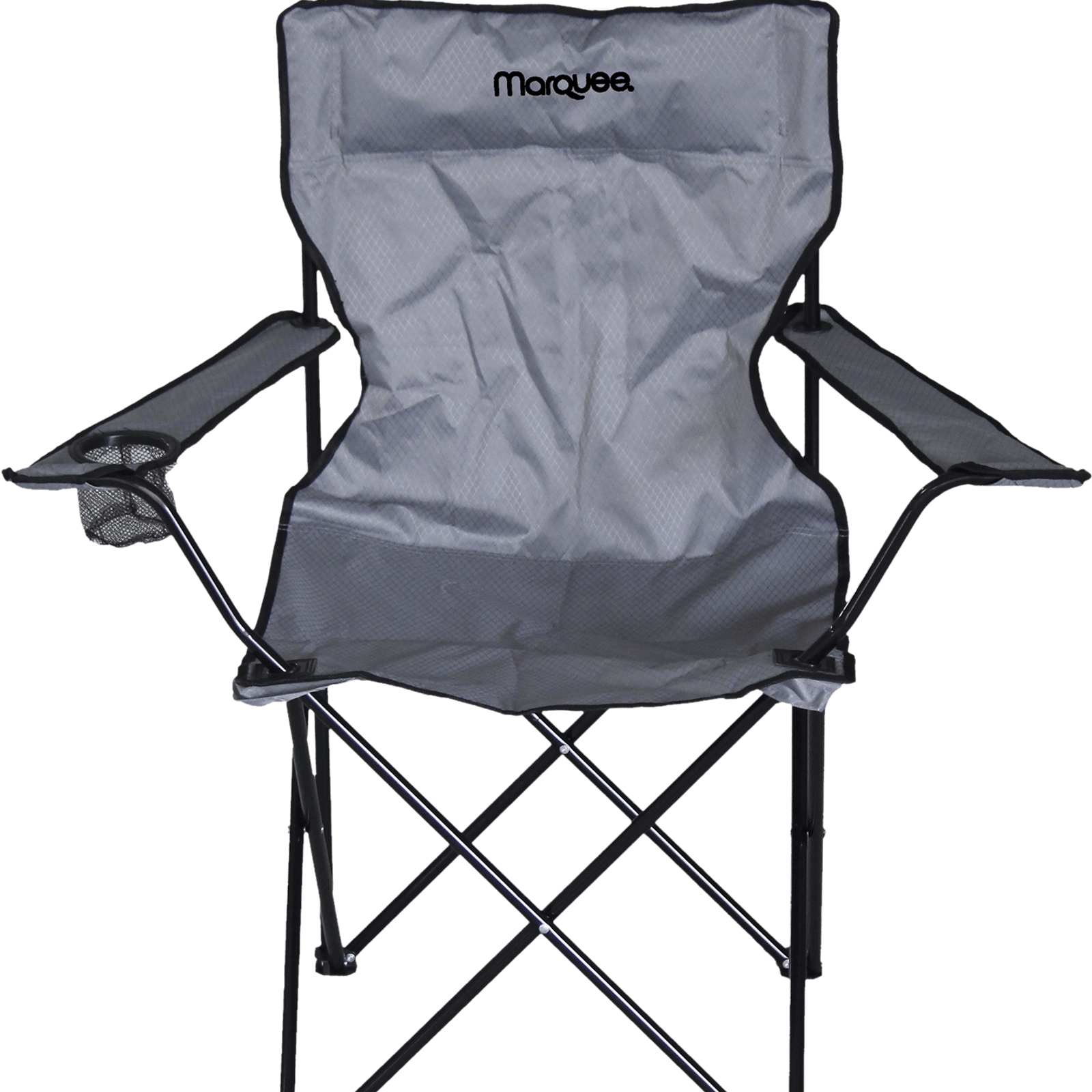 Portable Folding Marquee Camp Chair Marquee Grey Adventurer