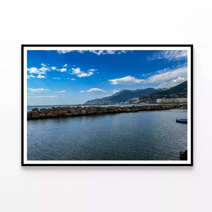 Coast of Salerno Italy  Print 100% Australian Made 90x60cm  (Poster)