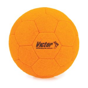 Victor Sports Soccer Ball Indoor Felt Soft Control Training Orange