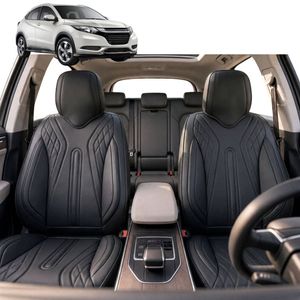 Australian Goose Front Seat Covers for Honda HR-V 2015 - 2021 (RU) - PU Leather, Black (2pc)