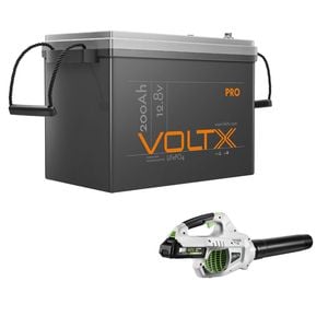 Voltx 12v 200ah Lithium Battery + 40v Leaf Blower