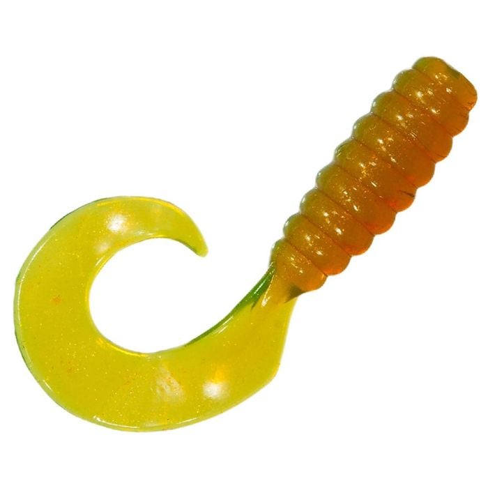 8 Pack of Zman 2.5 Inch Grubz Soft Plastic Lures -  Motor Oil