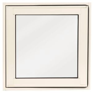 Polar     View 600 x 600mm White Birch Frosted Glass Openable Double Glazed Window