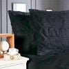 Fabric Fantastic Diamond Pintuck Premium Ultra Soft European Pillowcases 2-Pack - Black