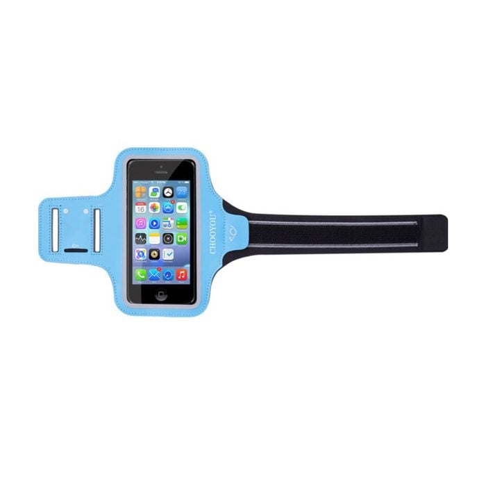 Perth Laptops Universal Outdoor Sports Armband Case Phone Holder Night Reflection - Blue