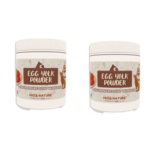 2PK Mio's Nature Egg Yolk Nutritional Supplement Powder for Pet Cats/Dogs 120g