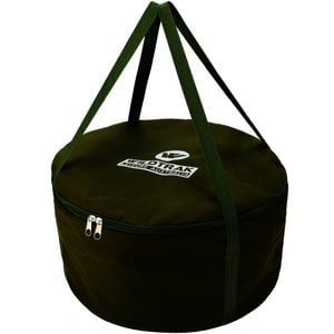Wildtrak Heavy-Duty 12qt/45cm Canvas Bag For Camp Oven Pot - Green