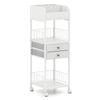 Costway Makeup Organizer Cart Skincare Trolley Drawers Cosmetics Display