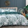 Tropical Leaf Quilt Cover Set (King size)