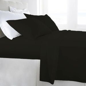 Luxor Double Black 1000TC Egyptian Cotton Sheet Set