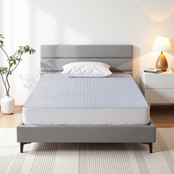 Giselle Cooling Mattress Protector Waterproof Breathable Deep Pocket Fit Single