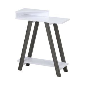 Familand 2-Tiers Wooden Console Table For Front Door Living Room Foyer Hallway
