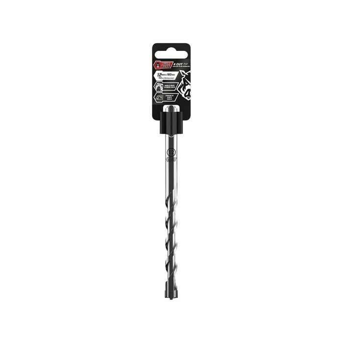 Full Boar 12 x 160mm 4 Cut Tip For SDS-Plus Hammers