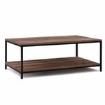 Artiss Coffee Table Walnut