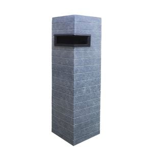 Northcote Pottery 26 x 26 x 89cm Campbell Letterbox Pillar
