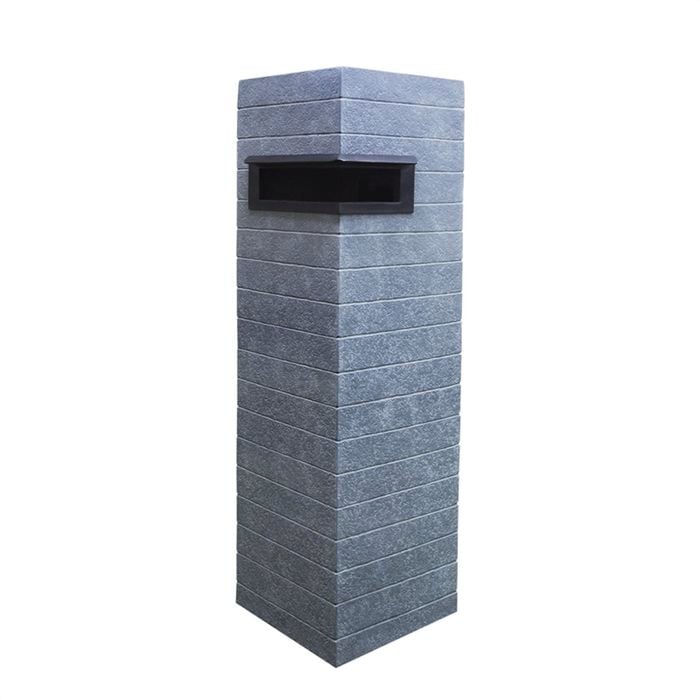 Northcote Pottery 26 x 26 x 89cm Campbell Letterbox Pillar