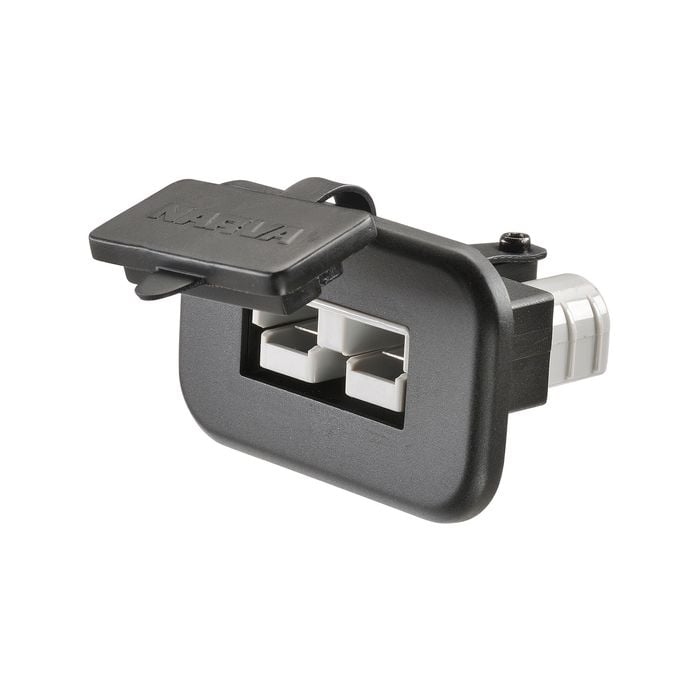 Narva HDRV Flush Mount HD Connector 50A With Cover 81110BL