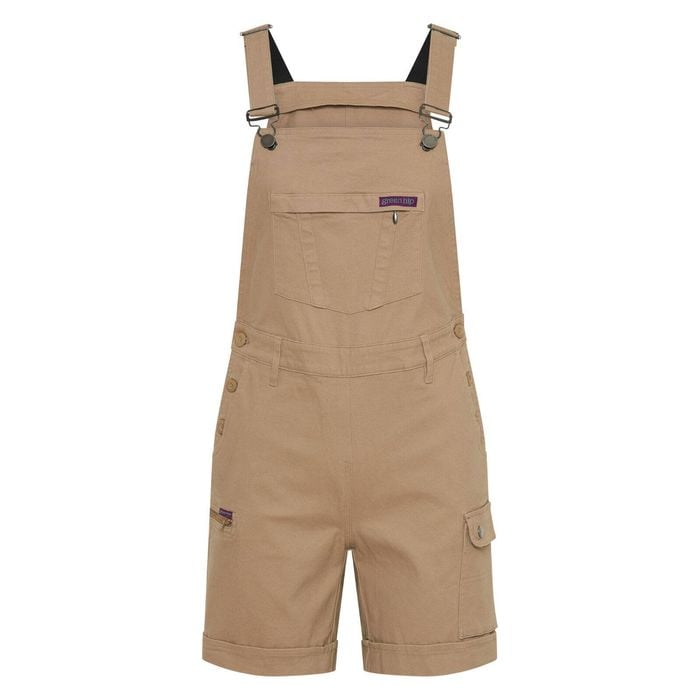 Green Hip All Women Shortalls Khaki Size 22