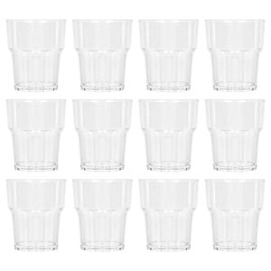 Argon Tableware Reusable Plastic Tumblers - 260ml - Pack of 12
