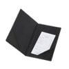 Securit Bill Presenter Menu-style Black Synthetic Leather Restaurant Cafe Check Holder
