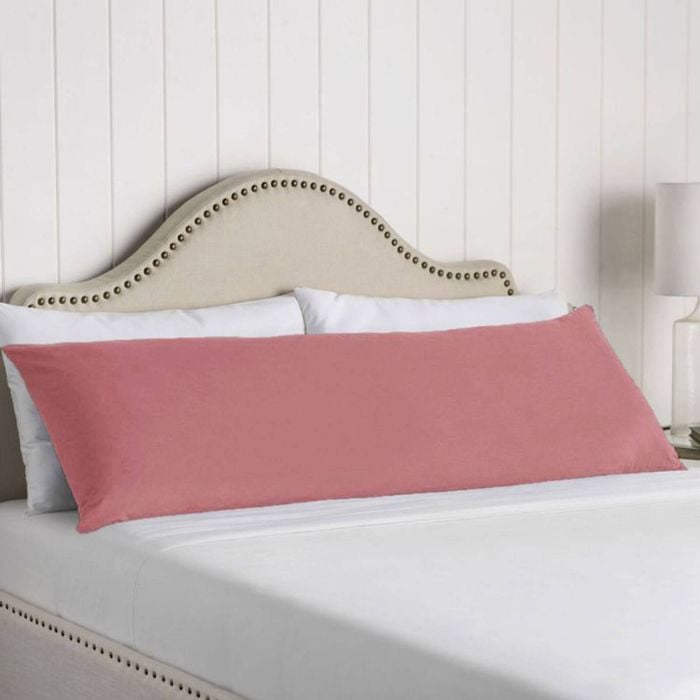Artex 100% Cotton Body Pillowcase Rouge Pink