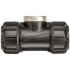 Philmac Metric 25mm x 25mm x 3/4" Poly x Poly x FI BSP Tee