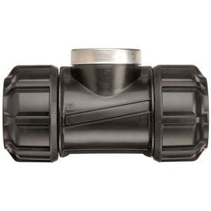 Philmac Metric 25mm x 25mm x 3/4" Poly x Poly x FI BSP Tee