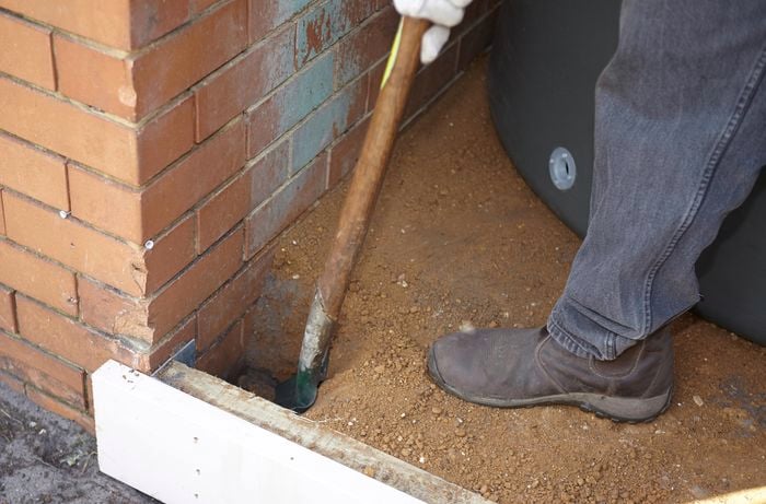 DIY Step Image - How to build a timber screen . Blob storage upload.