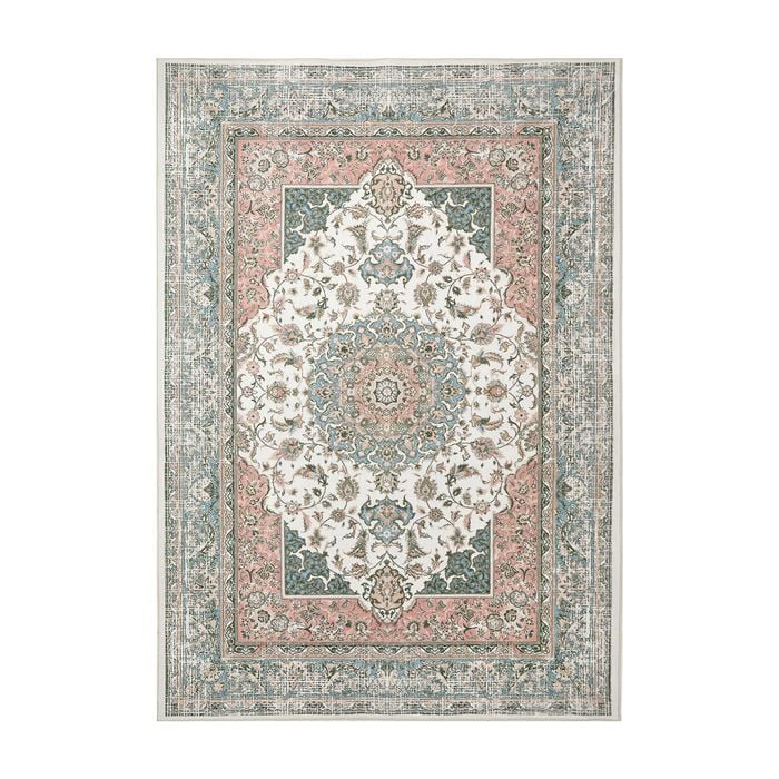 Oikiture Vintage Persian Area Rug Washable Soft Low Pile Carpet 280X380cm