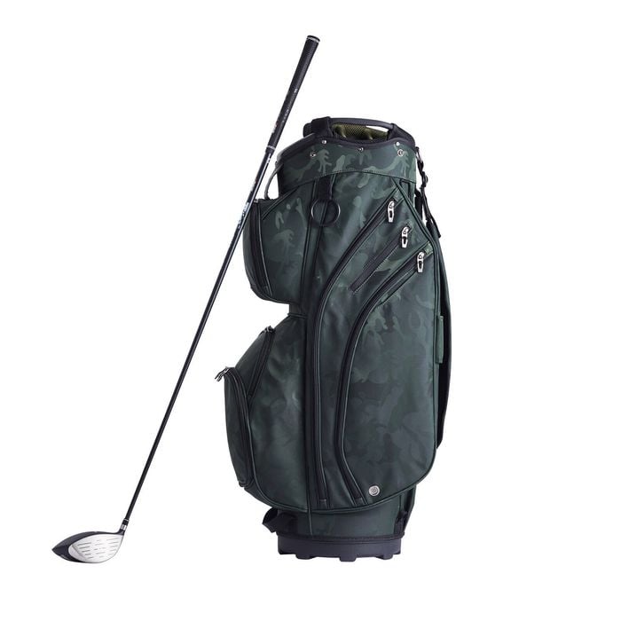VEVOR Golf Cart Bag Army Green with 14 Way Organizer Divider Top Premium Nylon for People