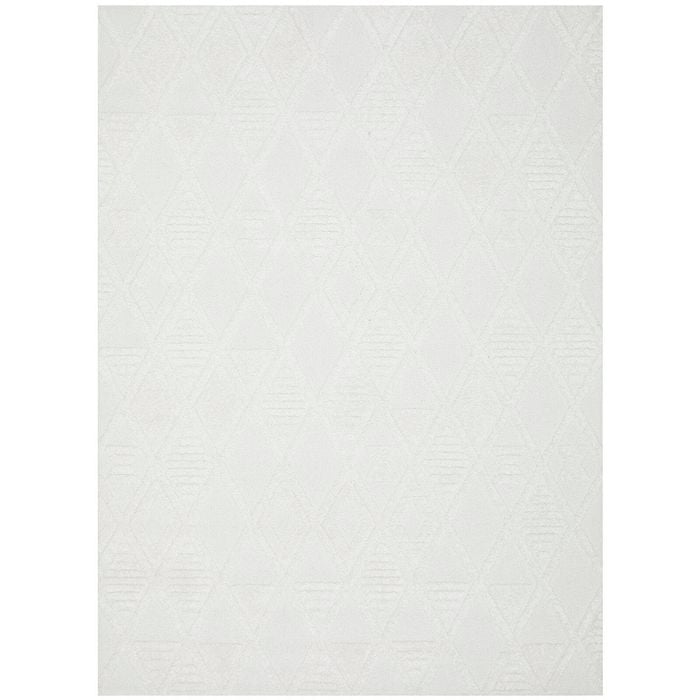 The Rug Connection Arch Lisa White 400x300cm - Extra Extra Large Pet Friendly Indoor Floor Rug
