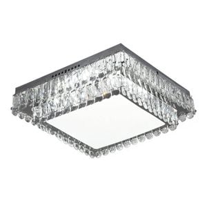 Eli & Co. Lighting Cyrilla 60W Tri-Colour Dimmable Crystal Chandelier Ceiling Light