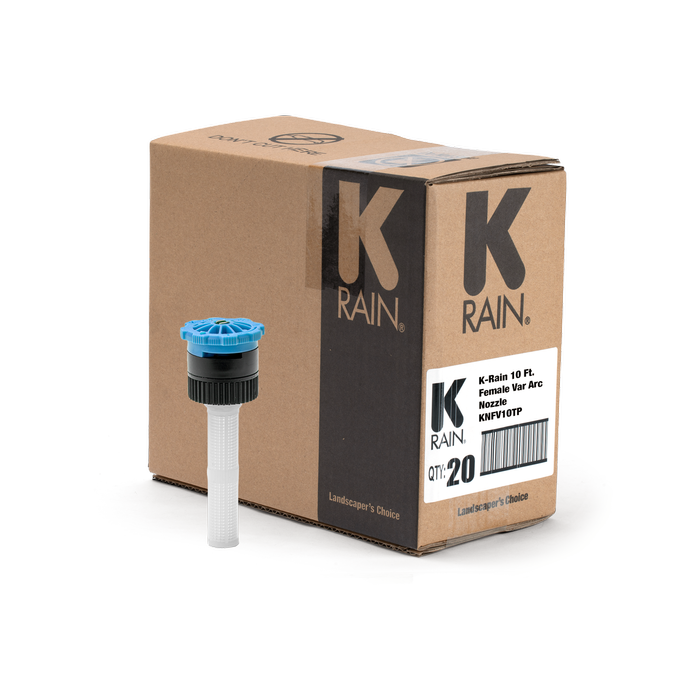 K-Rain Adjustable Spray Nozzle 10′ Female - 20 Pack