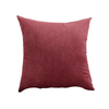 Velvet Pillow Cases Cushion Cover(28-Dark Red)40cmx40cm