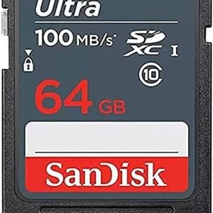 Sandisk 64gb Sd Card Sdxc Ultra Class 10 Dslr Video Camera Memory Card 100mb/s