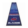 Winmau Outshot Soft Feel Check Out Dart Mat with Non Slip PVC Blue